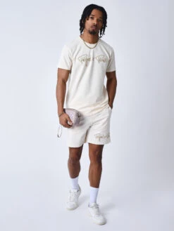 Tee Shirt Basic Broderie Essentials Project X Paris