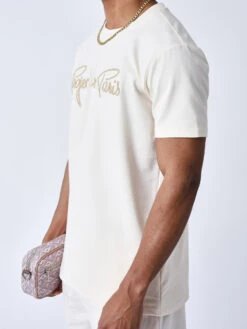 Tee Shirt Basic Broderie Essentials Project X Paris -Monsieur Chic Soldes Boutique 1910076 1 4