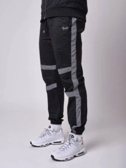 Pantalon De Jogging Bi-matière Réfléchissante -Monsieur Chic Soldes Boutique 1940046 3