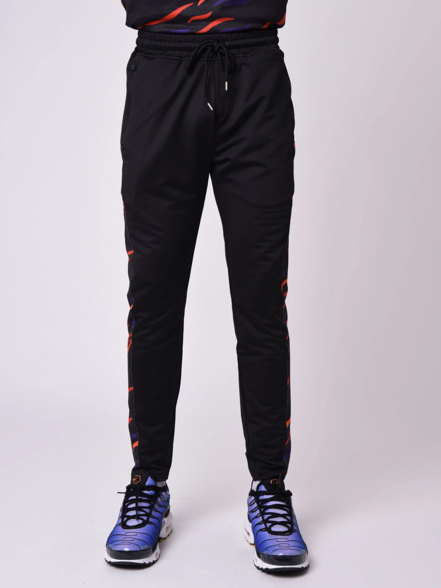 Pantalon De Jogging Avec Empiècement à Motif Savane Sur Le Côté 5 Pantalon De Jogging Avec Empiècement à Motif Savane Sur Le Côté – Image 3