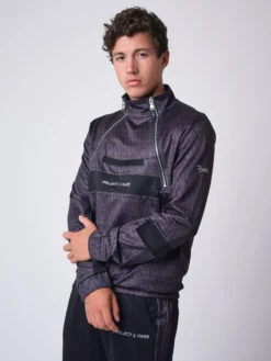 Sweat Style Coupe Vent Motif Monogramme -Monsieur Chic Soldes Boutique 2020085 3