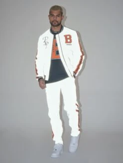 Pantalon DroitStyle Baseball " Baba Collab" -Monsieur Chic Soldes Boutique 2040079 1 7