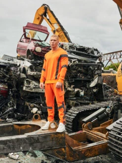 Bas De Jogging Empiècement Réfléchissant 10 Bas De Jogging Empiècement Réfléchissant -Monsieur Chic Soldes Boutique 2040082 2