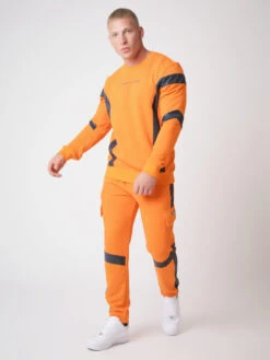 Bas De Jogging Empiècement Réfléchissant 11 Bas De Jogging Empiècement Réfléchissant -Monsieur Chic Soldes Boutique 2040082 3