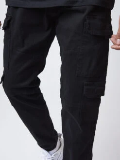 Pantalon Basic Toile Style Cargo -Monsieur Chic Soldes Boutique 2090026 2