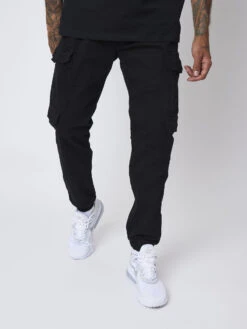 Pantalon Basic Toile Style Cargo -Monsieur Chic Soldes Boutique 2090026 4