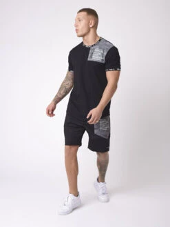 Tee-shirt Empiècement Militaire Reflect 10 Tee-shirt Empiècement Militaire Reflect -Monsieur Chic Soldes Boutique 2110148 2