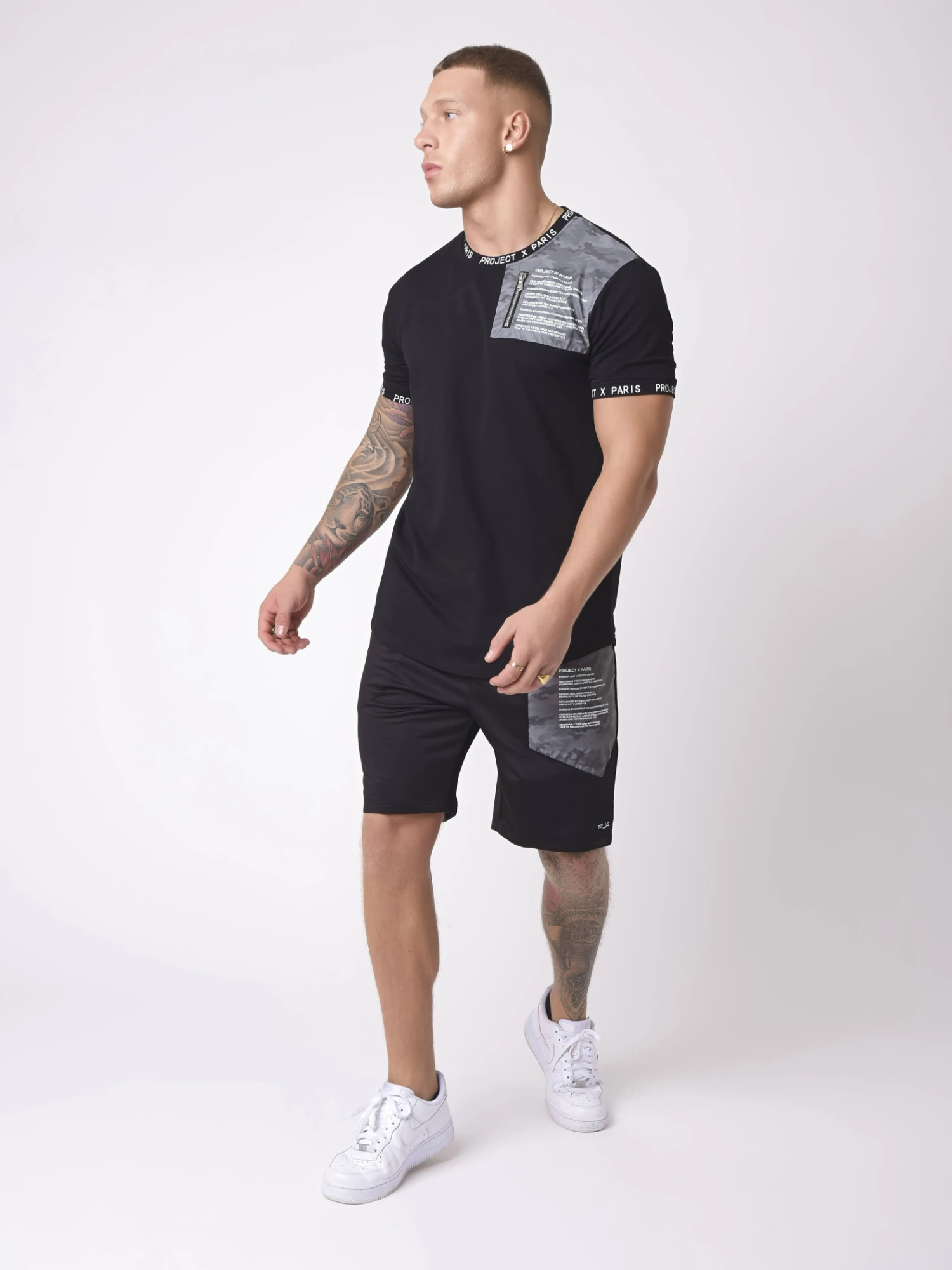 Tee-shirt Empiècement Militaire Reflect 5 Tee-shirt Empiècement Militaire Reflect – Image 3