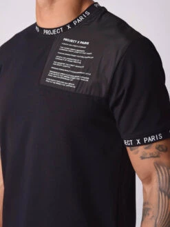 Tee-shirt Empiècement Ton Sur Ton Nylon 9 Tee-shirt Empiècement Ton Sur Ton Nylon -Monsieur Chic Soldes Boutique 2110149 2