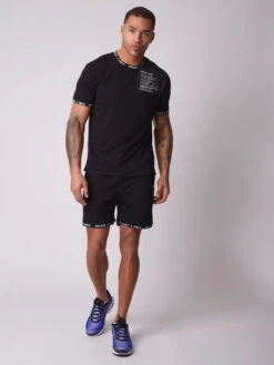 Tee-shirt Empiècement Ton Sur Ton Nylon 11 Tee-shirt Empiècement Ton Sur Ton Nylon -Monsieur Chic Soldes Boutique 2110149 4