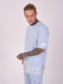 Tee-shirt Ample Logo Irisé