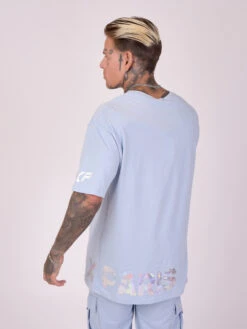 Tee-shirt Ample Logo Irisé 13 Tee-shirt Ample Logo Irisé -Monsieur Chic Soldes Boutique 2110165 5