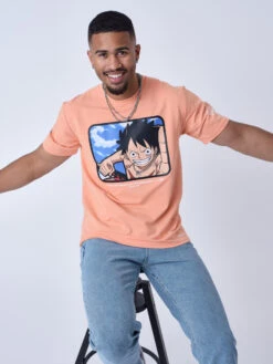 Tee-shirt One Piece Luffy 10 Tee-shirt One Piece Luffy -Monsieur Chic Soldes Boutique 2110184 2