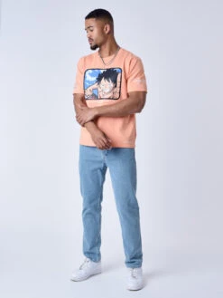 Tee-shirt One Piece Luffy 12 Tee-shirt One Piece Luffy -Monsieur Chic Soldes Boutique 2110184 4