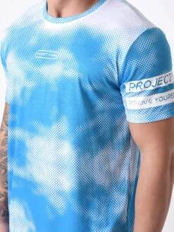 Tee-Shirt Impression Nuage Abstrait Pois -Monsieur Chic Soldes Boutique 2112224 4