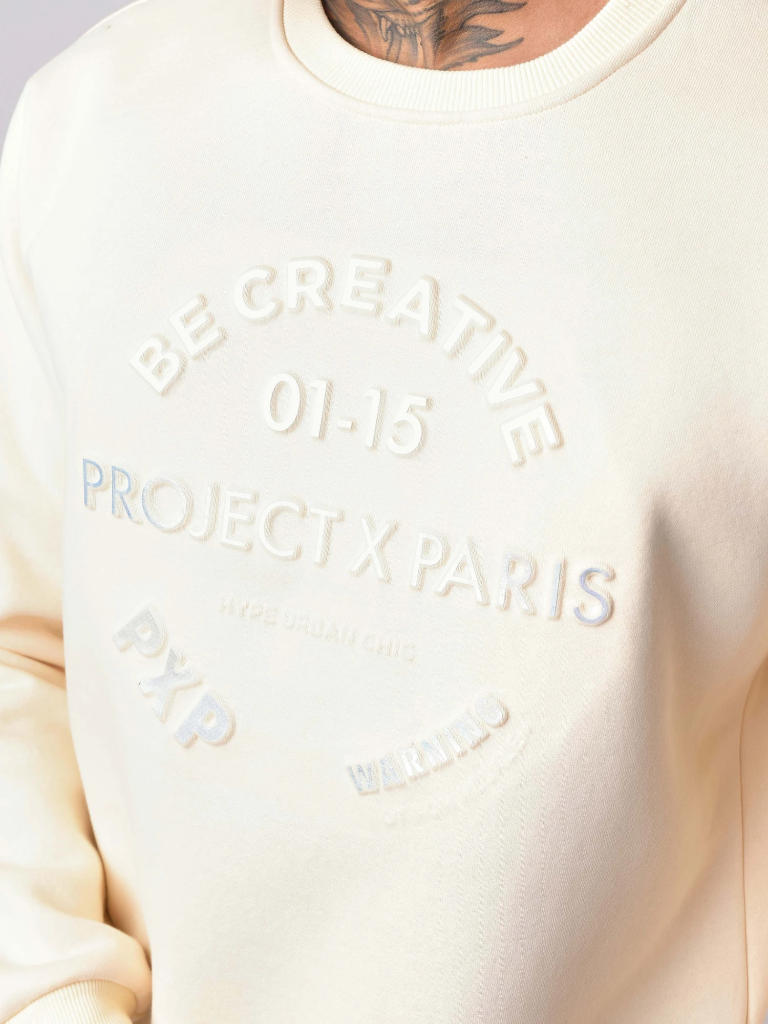 Sweat Avec Logo Relief Irisé 4 Sweat Avec Logo Relief Irisé – Image 2