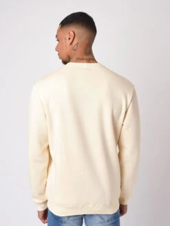 Sweat Avec Logo Relief Irisé 10 Sweat Avec Logo Relief Irisé -Monsieur Chic Soldes Boutique 2120105 2