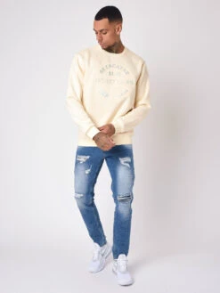 Sweat Avec Logo Relief Irisé 11 Sweat Avec Logo Relief Irisé -Monsieur Chic Soldes Boutique 2120105 3