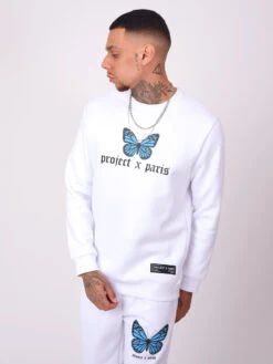 Sweat Impression Papillon -Monsieur Chic Soldes Boutique 2120109 3