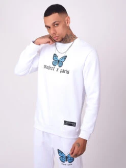 Sweat Impression Papillon -Monsieur Chic Soldes Boutique 2120109 5