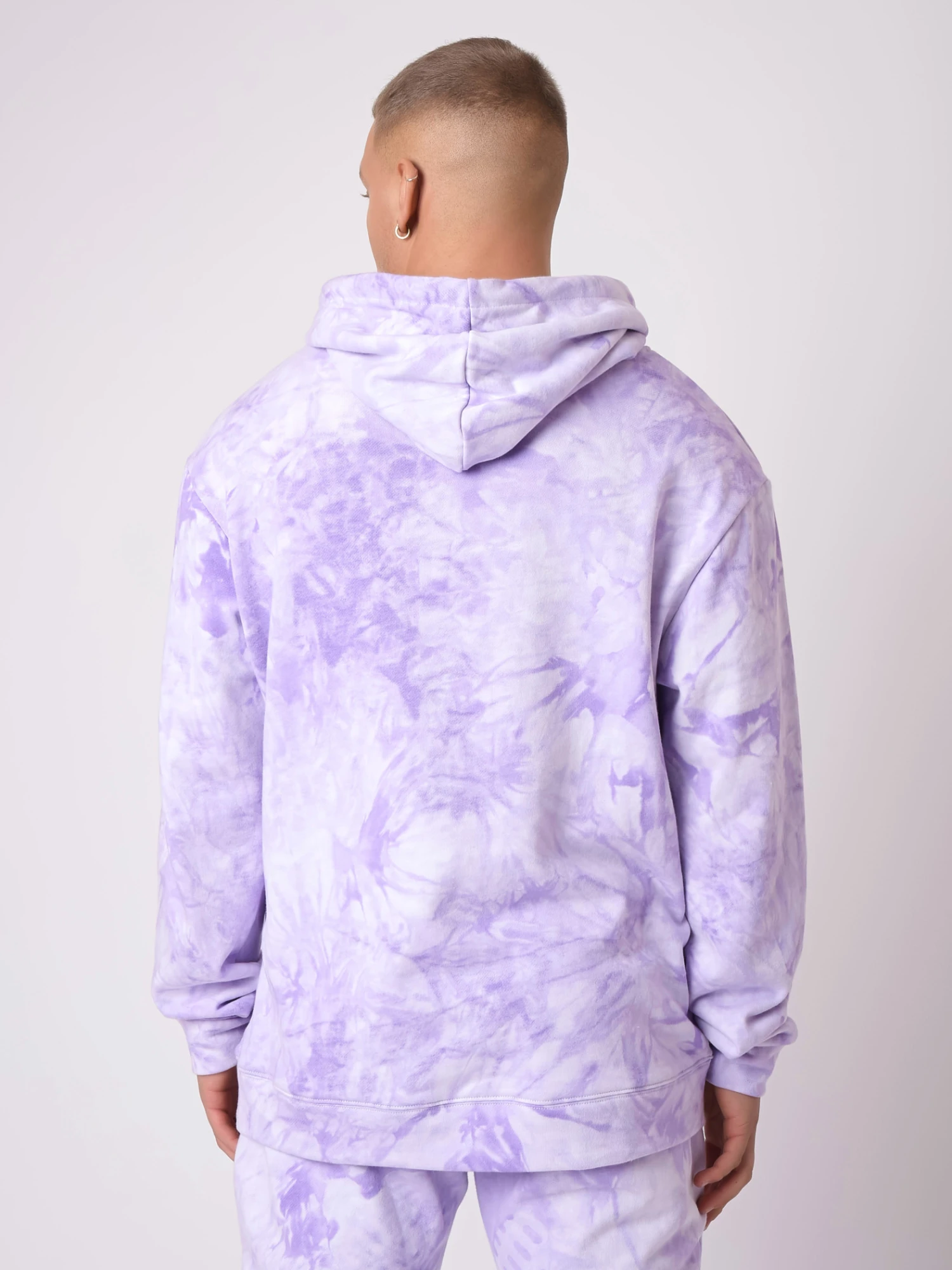 Sweat à Capuche Tie & Dye Broderie Logo 3 Sweat à Capuche Tie & Dye Broderie Logo