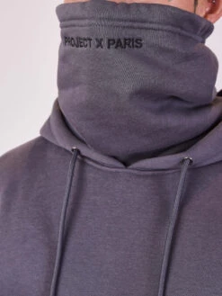 Sweat Col Roulé à Capuche -Monsieur Chic Soldes Boutique 2120127 2