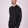 Sweat Col Rond Logo Relief Basic -Monsieur Chic Soldes Boutique 2120128