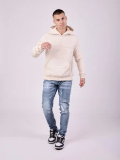 Sweat à Capuche Avec Poche Kangourou Matelassé