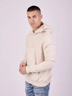 Sweat à Capuche Avec Poche Kangourou Matelassé -Monsieur Chic Soldes Boutique 2120209 4