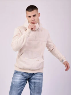 Sweat à Capuche Avec Poche Kangourou Matelassé -Monsieur Chic Soldes Boutique 2120209 5