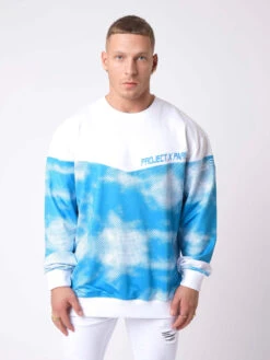 Sweat Col Rond Impression Nuage -Monsieur Chic Soldes Boutique 2120221 3