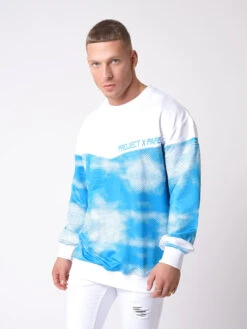 Sweat Col Rond Impression Nuage -Monsieur Chic Soldes Boutique 2120221 4