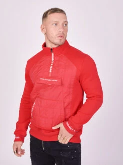 Sweat Enfilable Avec Matelassage Carré Devant -Monsieur Chic Soldes Boutique 2120226 4