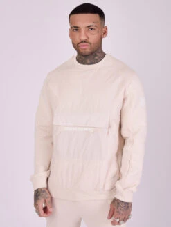 Sweat Matelassage Avec Poche -Monsieur Chic Soldes Boutique 2120233 4