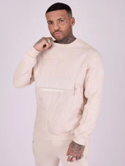 Sweat Matelassage Avec Poche -Monsieur Chic Soldes Boutique 2120233 5