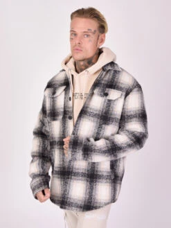 Surchemise Motif Carreaux Plaid 10 Surchemise Motif Carreaux Plaid -Monsieur Chic Soldes Boutique 2130095 2