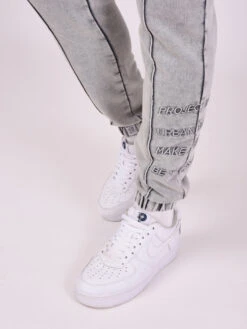 Bas De Jogging Wash Délavé -Monsieur Chic Soldes Boutique 2140132 2