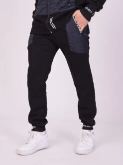 Bas De Jogging Empiècement Matelassage 12 Bas De Jogging Empiècement Matelassage -Monsieur Chic Soldes Boutique 2140140 4