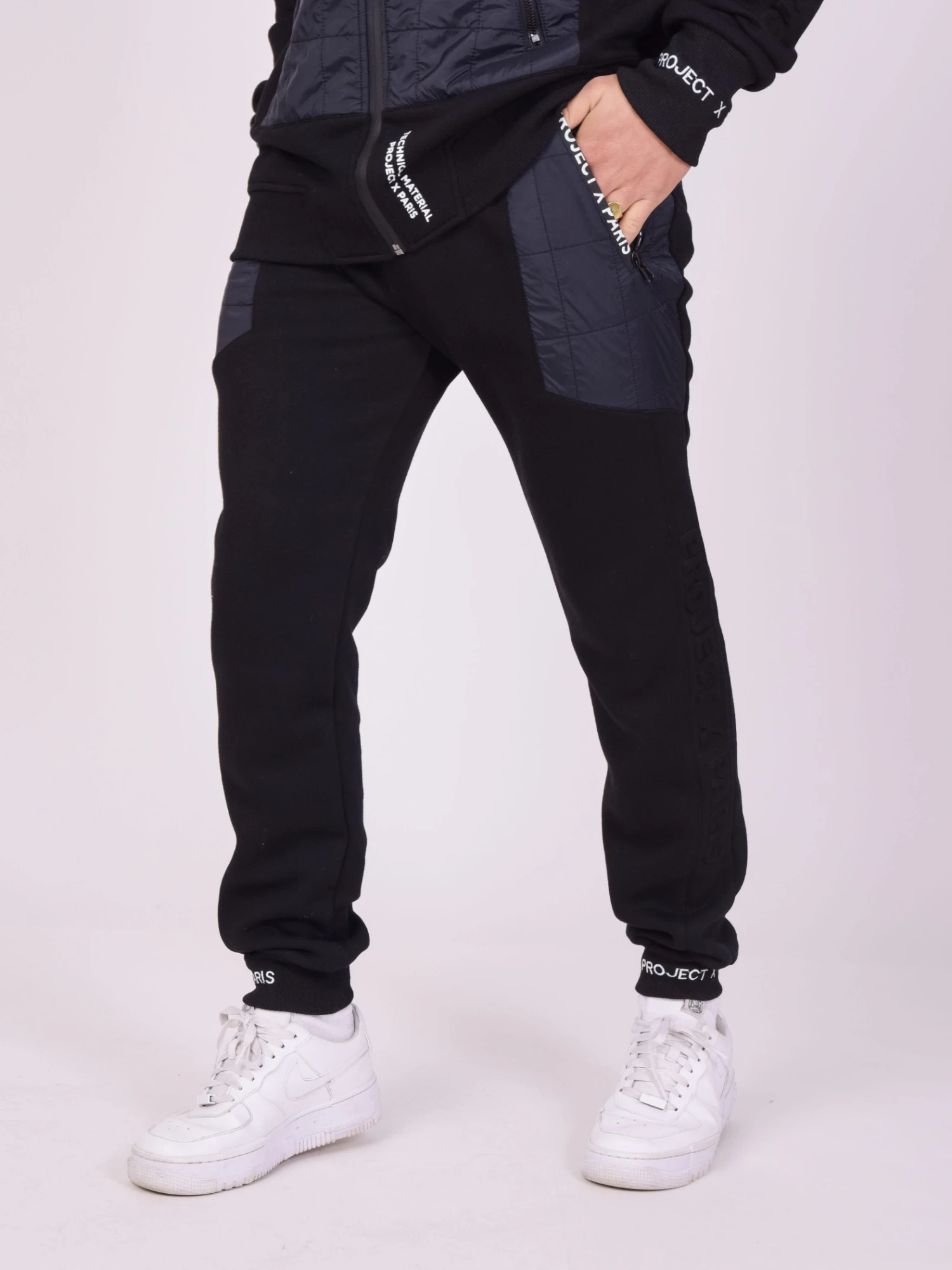 Bas De Jogging Empiècement Matelassage 7 Bas De Jogging Empiècement Matelassage – Image 5