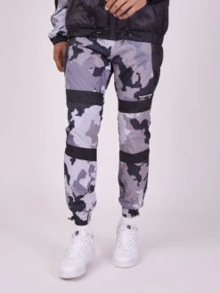 Bas De Jogging Camouflage Matelassage Rond -Monsieur Chic Soldes Boutique 2140143 1