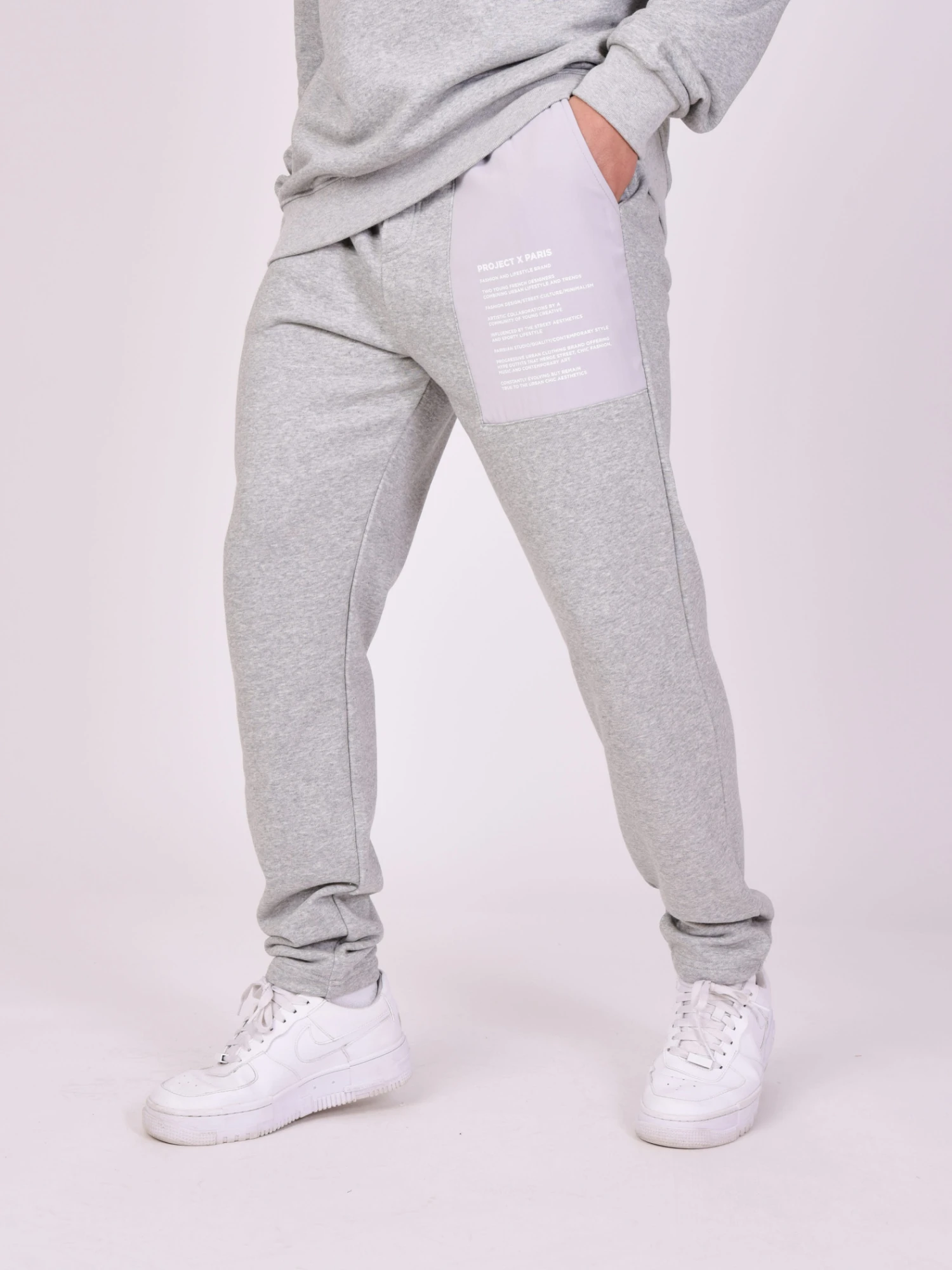 Bas De Jogging Empiècement Avec Texte 4 Bas De Jogging Empiècement Avec Texte – Image 2