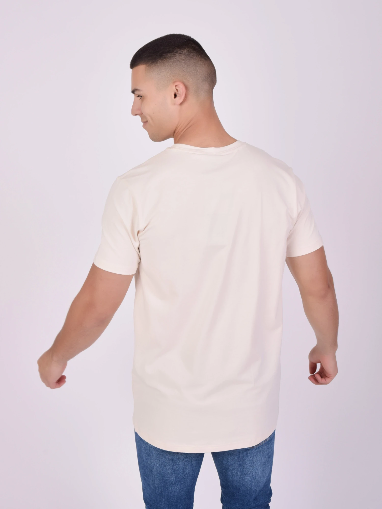 Tee-shirt Col Rond Avec Logo Et Taches De Peinture En Impression 3 Tee-shirt Col Rond Avec Logo Et Taches De Peinture En Impression