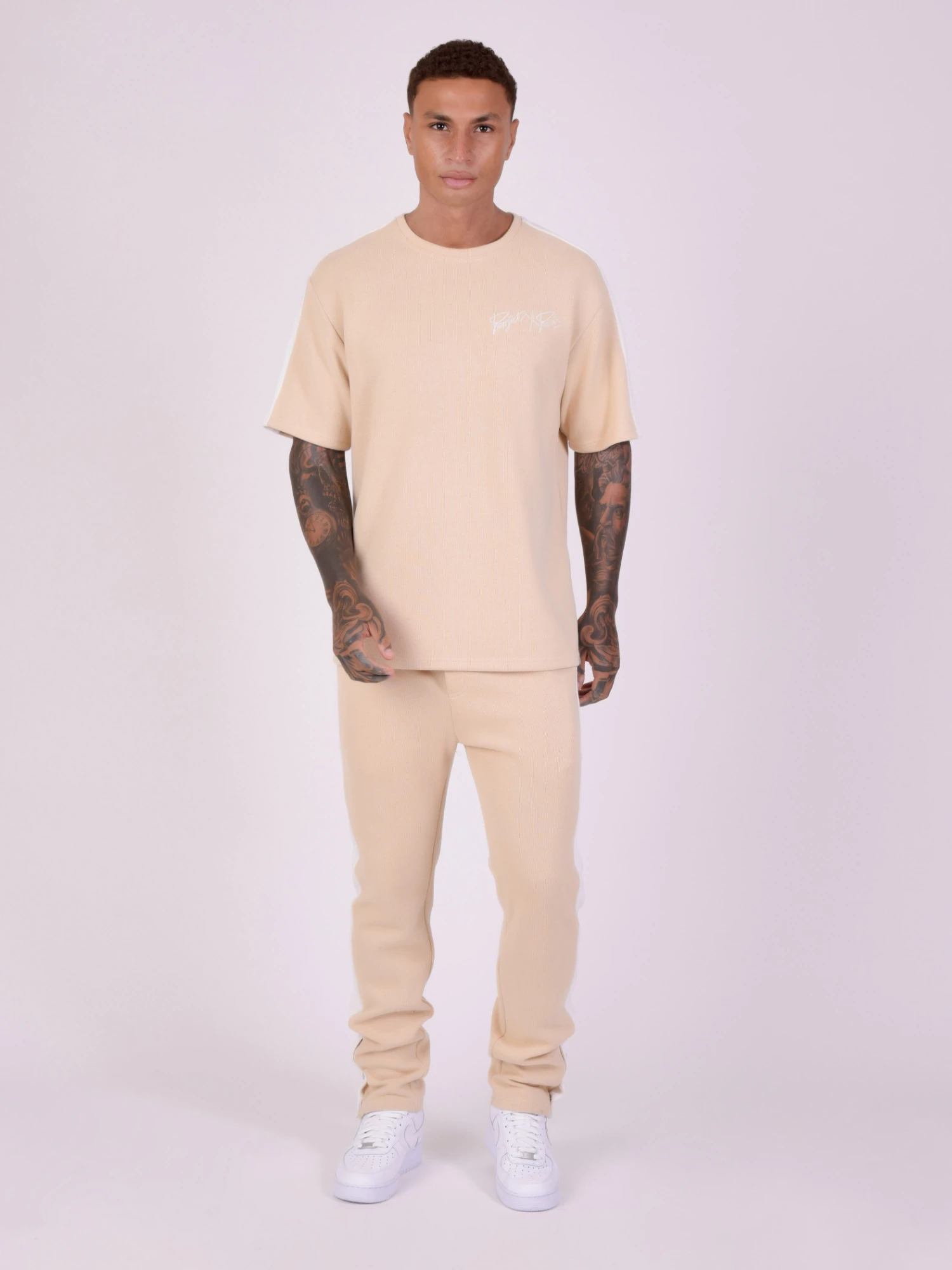 Tee-shirt Bicolore Style Maille 7 Tee-shirt Bicolore Style Maille – Image 5