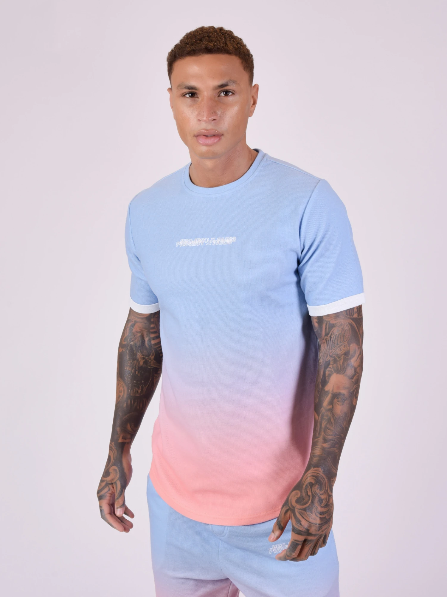 Tee-shirt Dégradé Style Maille 5 Tee-shirt Dégradé Style Maille – Image 3