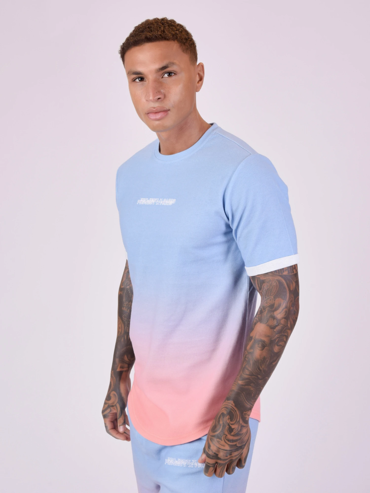 Tee-shirt Dégradé Style Maille 6 Tee-shirt Dégradé Style Maille – Image 4