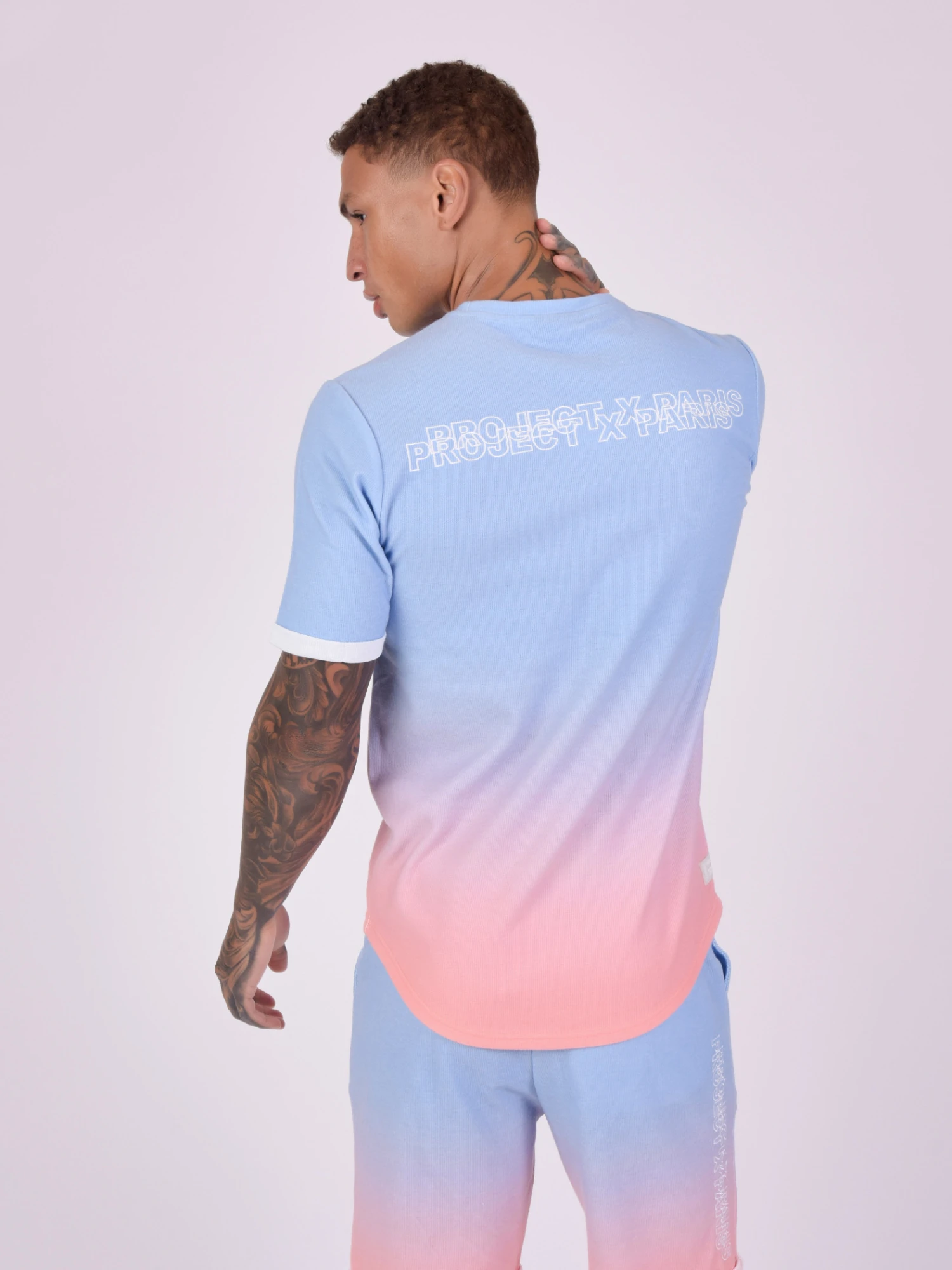 Tee-shirt Dégradé Style Maille 3 Tee-shirt Dégradé Style Maille