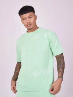 Tee-shirt Soft Style Maille Imprimée Logo -Monsieur Chic Soldes Boutique 2210205 2