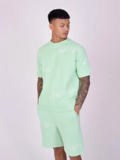 Tee-shirt Soft Style Maille Imprimée Logo -Monsieur Chic Soldes Boutique 2210205 5