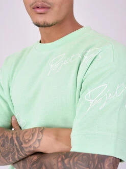 Tee-shirt Soft Style Maille Imprimée Logo -Monsieur Chic Soldes Boutique 2210205 6