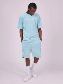 Tee-shirt En Velour Gaufré -Monsieur Chic Soldes Boutique 2210208 3